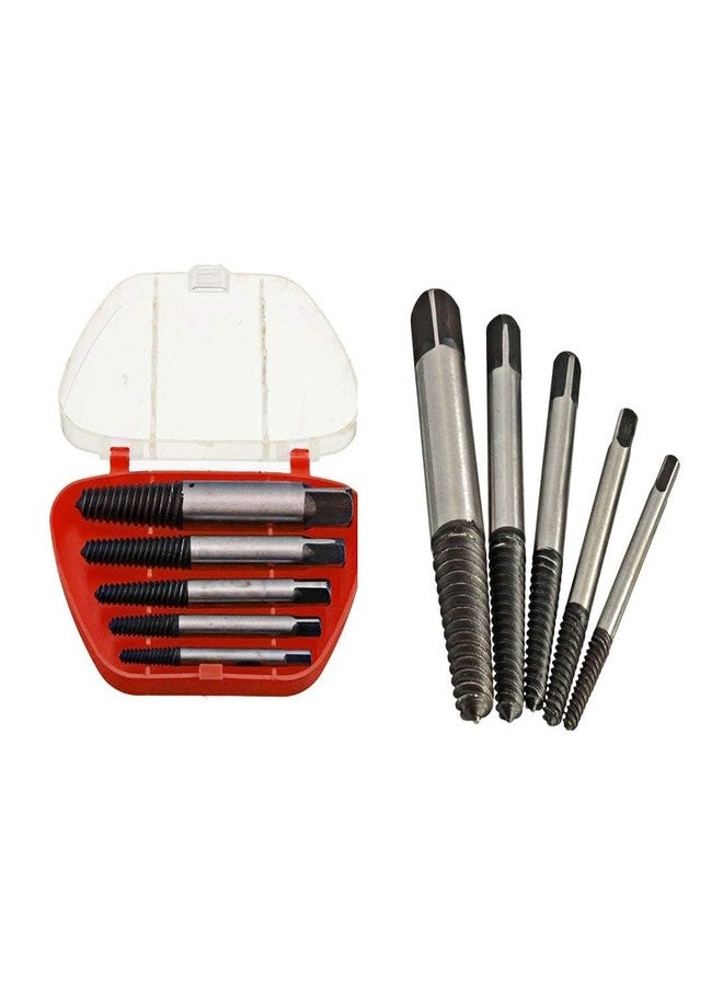 DY TOOLS Screw Extractor Set, 5 Piece Damaged Bolt Remover Kit, Steel Construction - Image 2